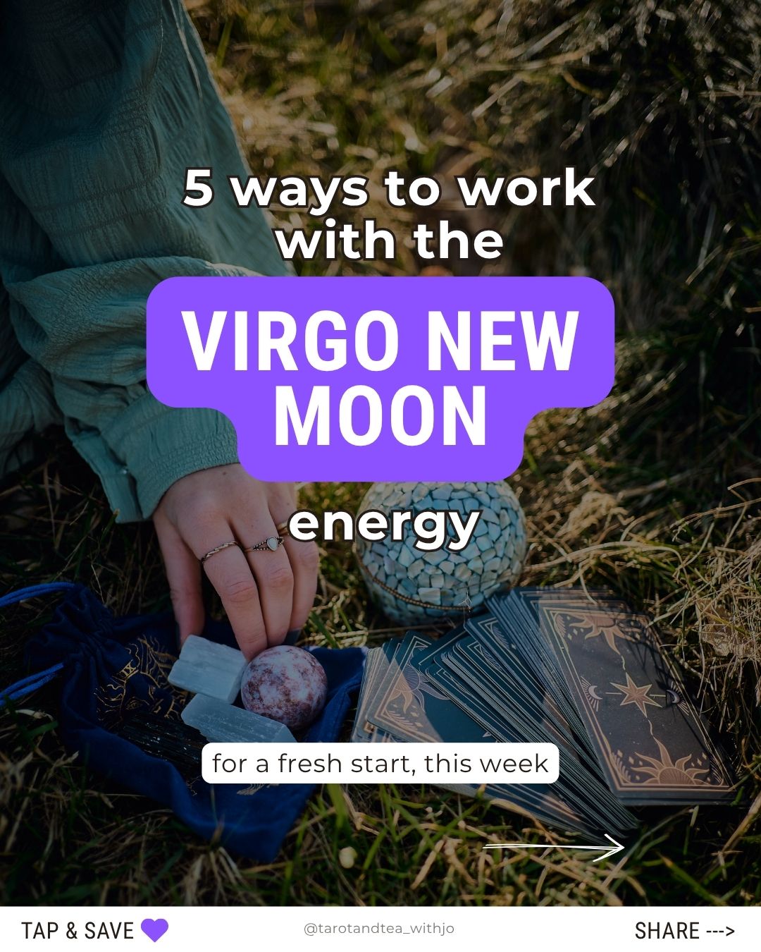 5 Ways to Work with New Moon Energy (And a 3-Card Reset Spread)